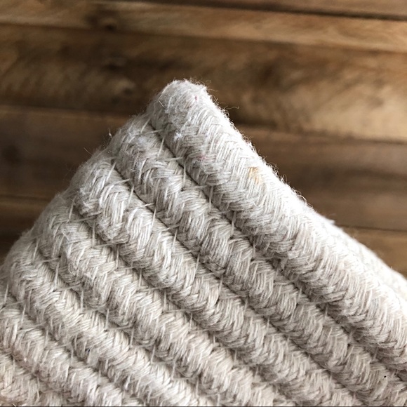 Fabric Rope bucket style beach tote market bag - Picture 6 of 6